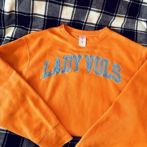 Lady Vols orange pullover sweatshirt size medium